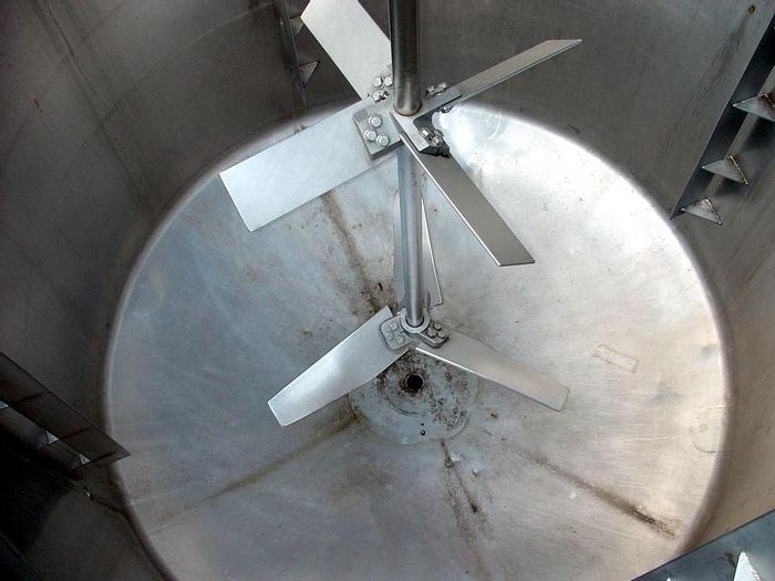 Refurbished 2500 GALLON HOWARD DISHED BOTTOM JACKETED PRESSURE WALL PROCESSOR