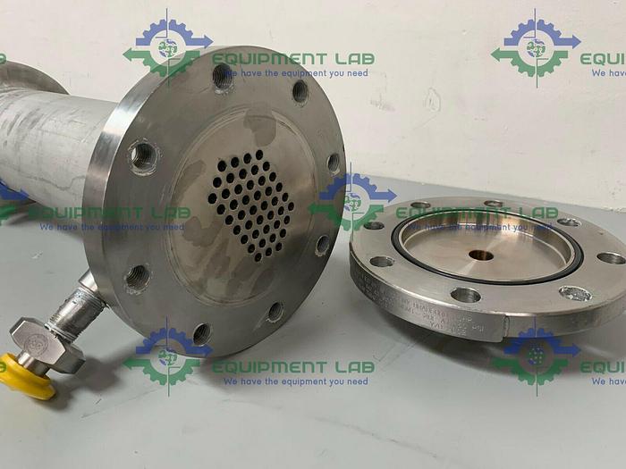 Used Allegheny Bradford HX-3433 Straight Pass SS Shell & Tube Heat Exchanger