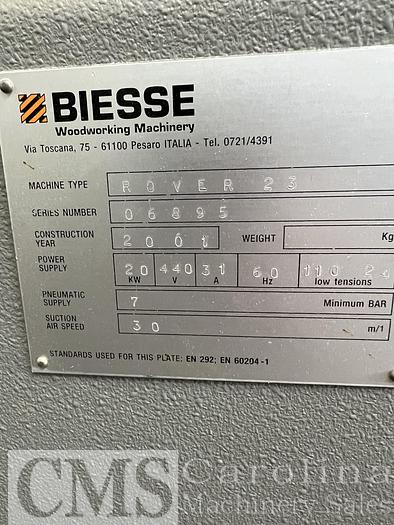 Used 2001 Biesse Rover 23 CNC Router