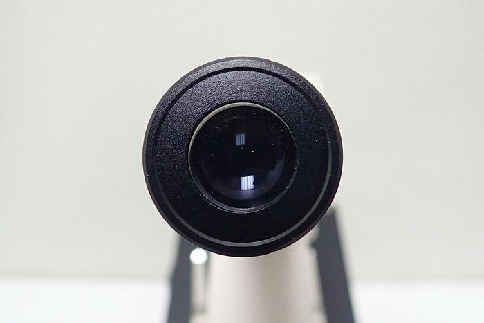 Used Ken A Vision Model T-1180C Monocular Microscope with 3 Objectives