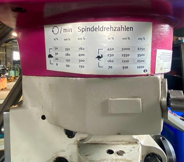 Used Used Optimum Opti MF 4 Vario Turret Milling Machine