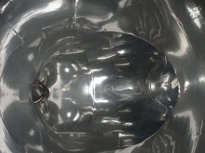 Used Mixer, V-Type, 100 CF, 316 S/st, PK, 15 HP, #S741446