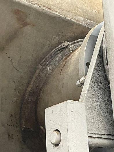 Used 60 CU. FT. TWIN SHELL "V" BLENDER WITH INTENSIFIER BAR