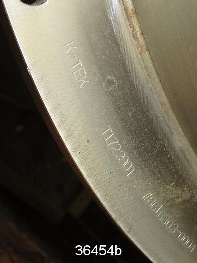 Used Black Clawson (Gauld) 550 Periflow Pressure Screen Basket, 0.16 mm Holes #36454