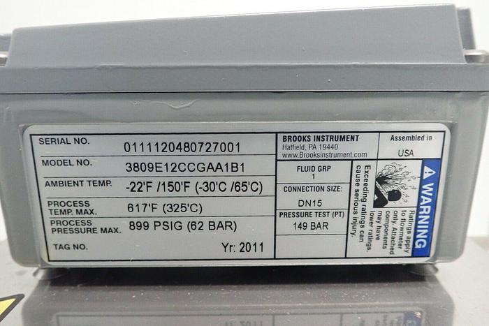 Used Brooks MT3809 3809E12CCGAA1B1 Flow Meter