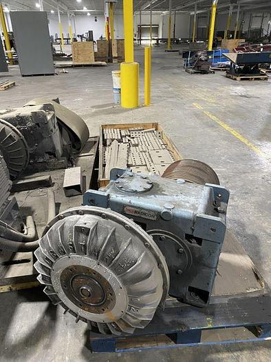 Used SUPERGRAN  GRANULATOR AND VIBRATORY CONVEYOR