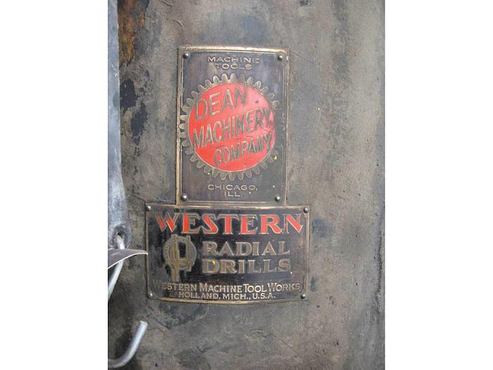 Used 1982 Western Radial Drill Press- Stock #: 1239