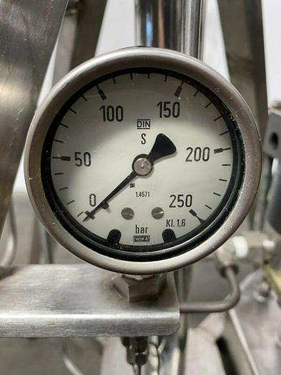 Used Prochrom HPLC Stainless Steel Preparative Chromatography Column 3.5" x 20" 100 bar 1450 PSI