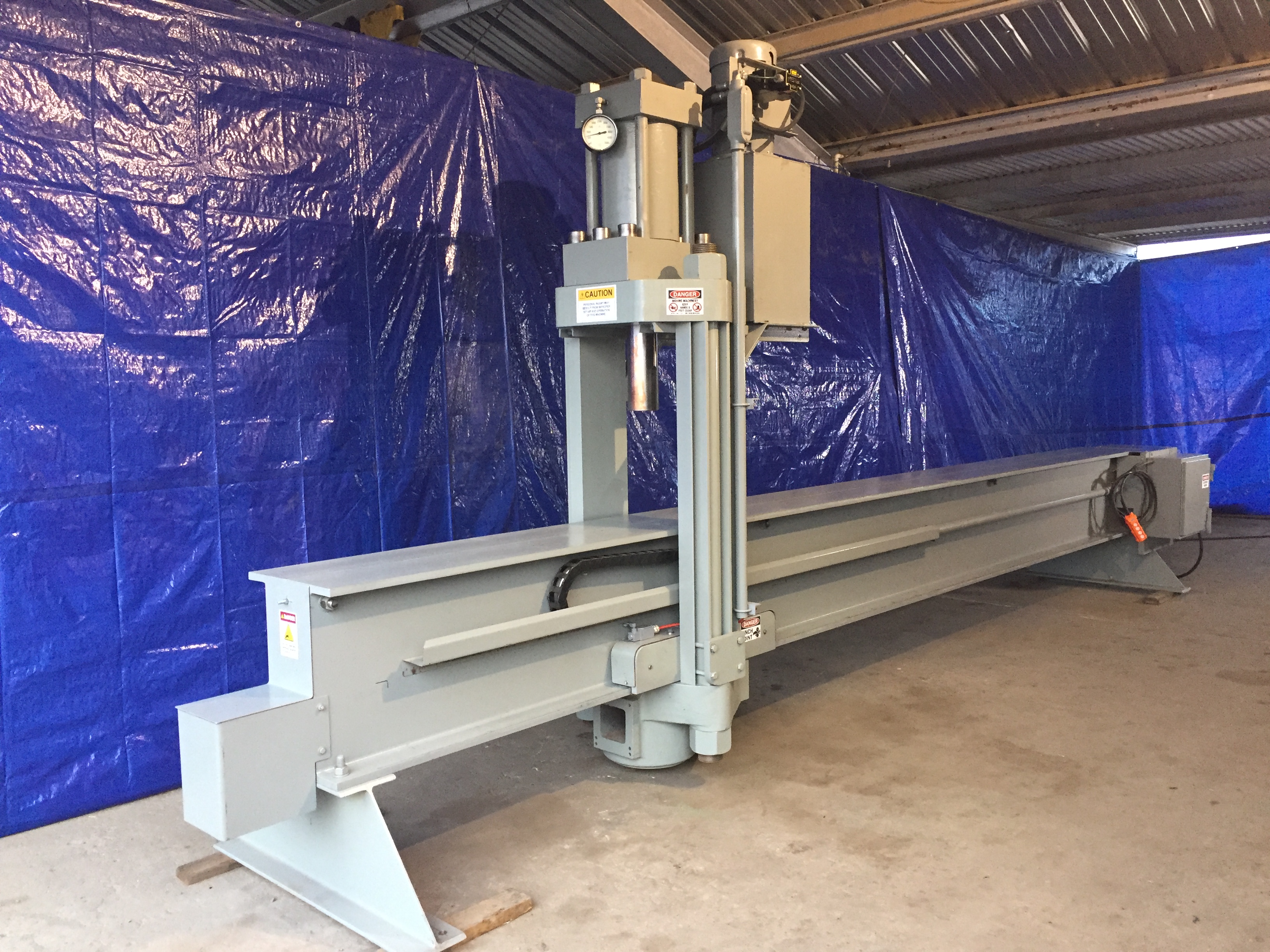 Used 120 Ton HPM / Parker - Hannifin Twin Column Hydraulic Straightening Press