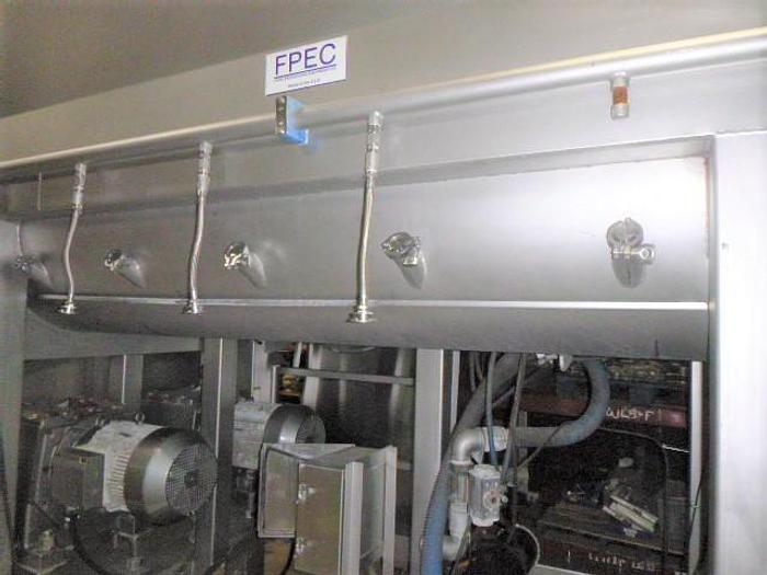 Used FPEC Intermeshing Dual Paddle Blender; Md#814, 5000Lbs Capacity, Vacuum and CO2