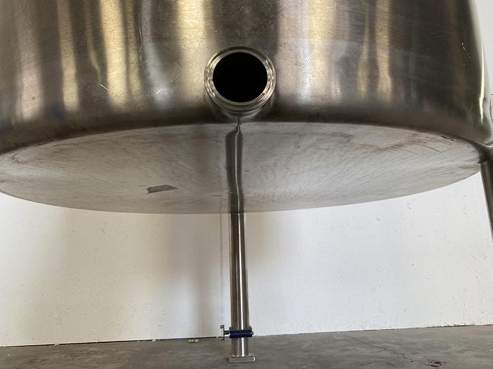 Used T&C  T-201 800 Liter Stainless Steel Mixing Tank w/ Agitator and Load Cells