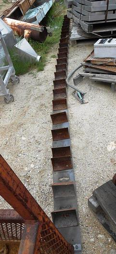 Used Elevator, Bucket, 7'6", Metal Buckets, 6" x 4", Universal #C736749