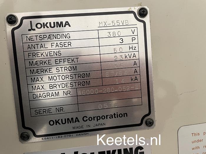 Used Okuma MX-55VB