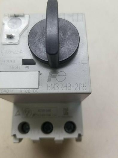 Used Fuji electric BM3RHB-2P5 manual motor controller