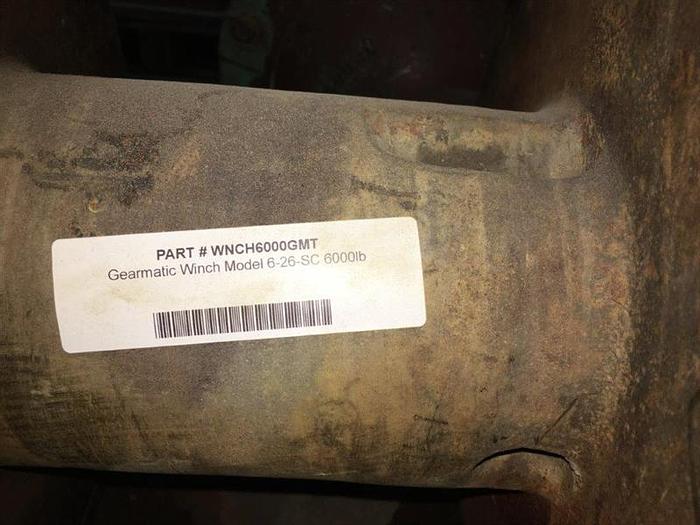 Used 0 Gearmatic 6-26-SC 6000 LB Winch