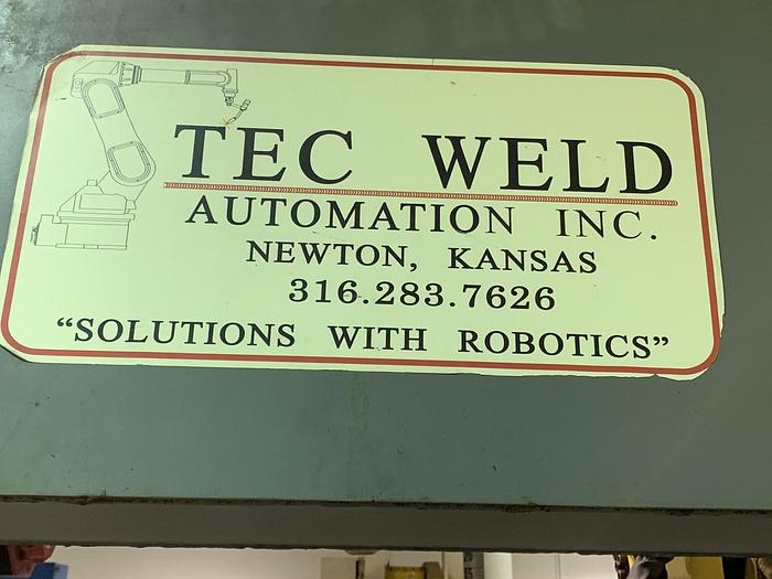 Used TEC WELD ROBOTIC DUAL TRUNION WELDING CELL WITH 2 FANUC ARCMATE 120iB'S