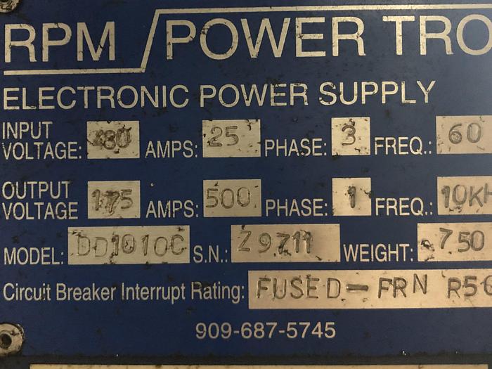 RPM POWER TROL DD1010C 480V 25A(BR)
