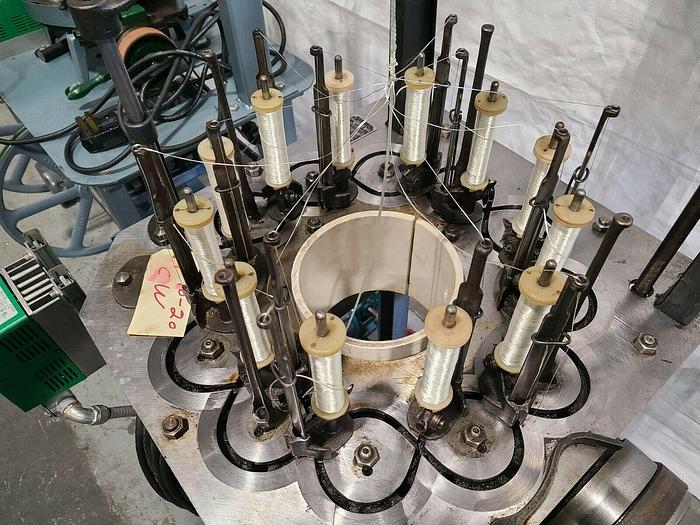 Used Textile Machine Works Braiding Machine Cord Wrapping Hose Stainless Steel