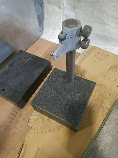 Used THREE Granite Gage Gauge Stands with Columns ONE PRICE!!