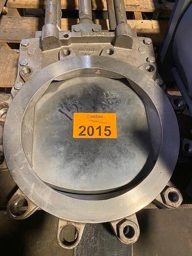 Used 12" WEY PNEUMATIC KNIFE GATE VALVE S/S