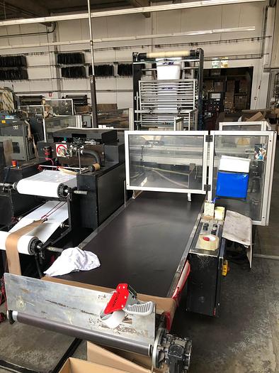 Used 2006 De Bernardi 80G -SH for the production of film soft loop handles bags