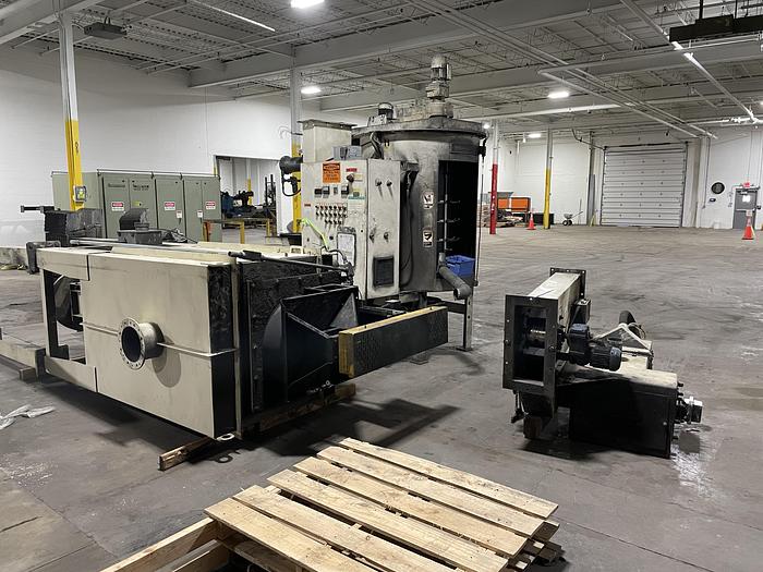 Used 2001 WHEELABRATOR SPINNER HANGER SHOT BLAST MACHINE