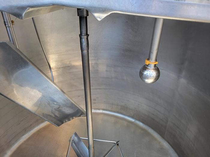 Used Tank, 600 Gallon, S/st, Jkt, Agit, OT/SB #C744155