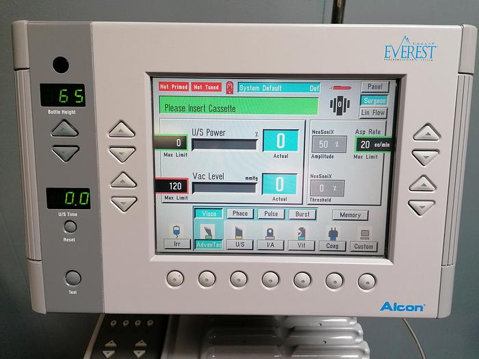 Gebraucht Alcon Legacy Series 20000 Phacoemulsifier Emulsifier Aspirator + Fußschalter, LHP005895