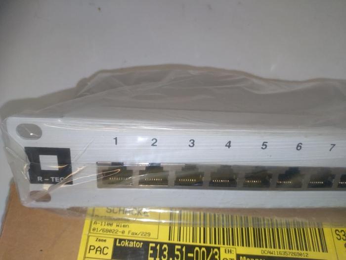 Patchpanel PP24K5 R Tec, 24 Port, neu