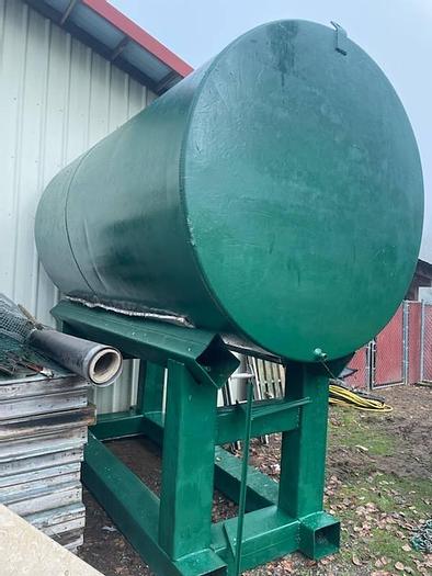 Used 2,000 Gallon Green Diesel Tank
