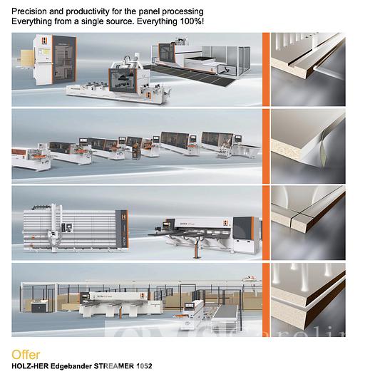 Used 2019 Holz-her Streamer 1052 Edgebander