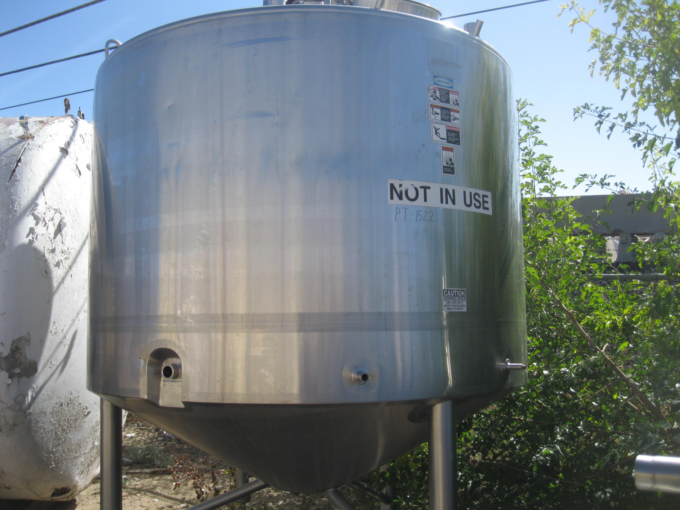 Used 1500 GALLON PROCESSOR, 316 SS
