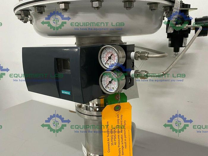 Steriflow 978SP 3" Reverse Acting Actuator w/ Siemens PS2 HART Positioner