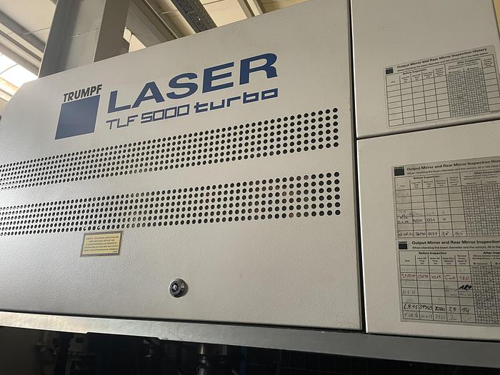 Used Tumpf laser TLF 5000 Turbo