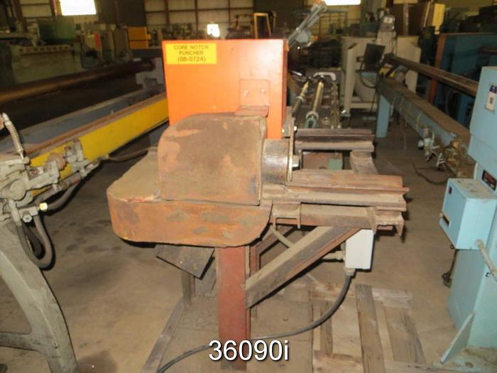 Used Sonoco 8958 Core Cutter And Notcher #36090