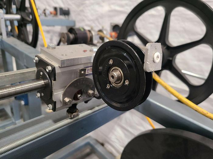 Used OK Coil Filament Feed Machine Model OK15 Triple Line Motorized Fiber Optic
