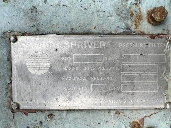 Used Filter, P&F, 48" X 48", PPL, Shriver, #S374342