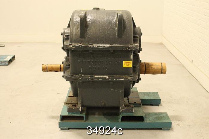 Refurbished Nuttall Gear DVR10 Inline Gear Drive, 10.15/1 Ratio #34924