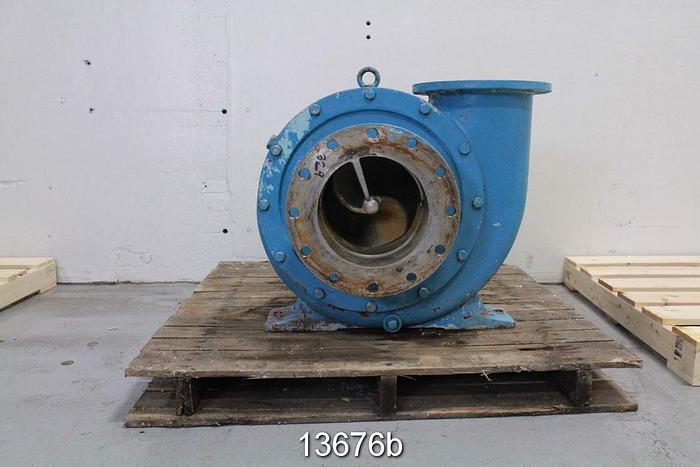 Used Grubbens Stock Pump, 8x10x16, On Base, 75 Hp, 1760 Rpm, 460 Volt Toshiba Motor #13676
