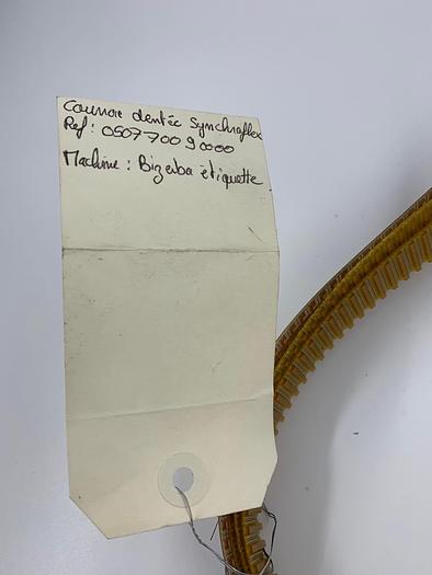 Bizerba Spare Parts Courroie dantee Part No. 50770090000