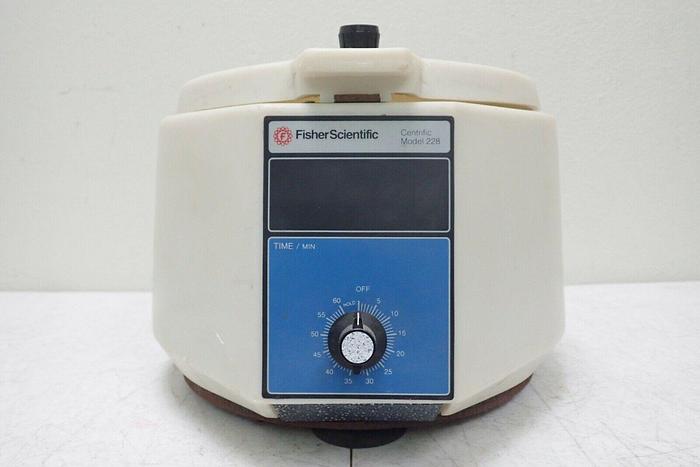 Used Fisher Scientific 4-978-228 Centrific Model 228 Centrifuge with Rotor