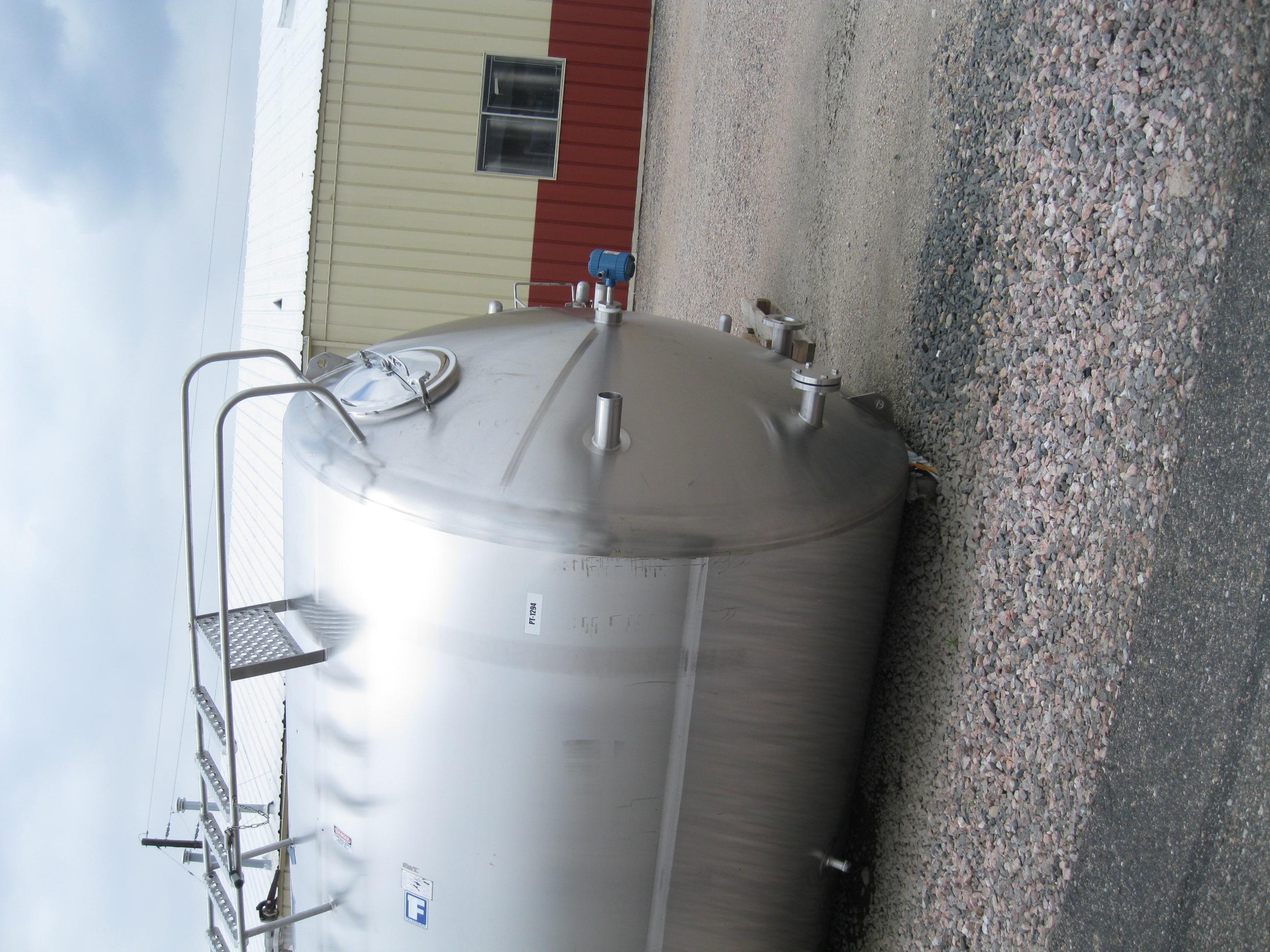 Usado 2500 GALLON PROCESSOR TANK.  FELDMEIER SERIAL A864-00