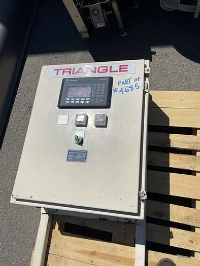 Used Triangle Vertical  Single Tube Form, Fill & Seal Bagger
