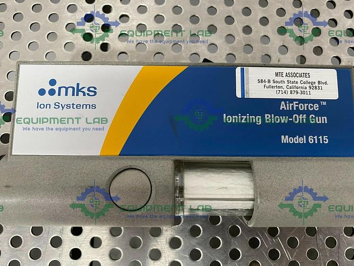 Used Simco MKS Ion Systems Airforce 6115 Ionizing Blow-Off Gun