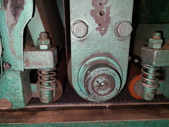 Used Timesaver Mini Belt Grinders 948 Precision Automated Sanding Metal Plastic Wood