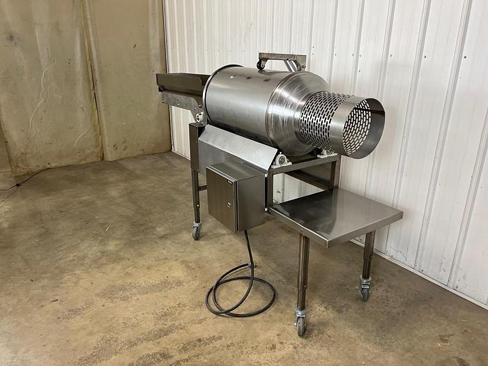 Donut Sugar Tumbler with Infeed Conveyor