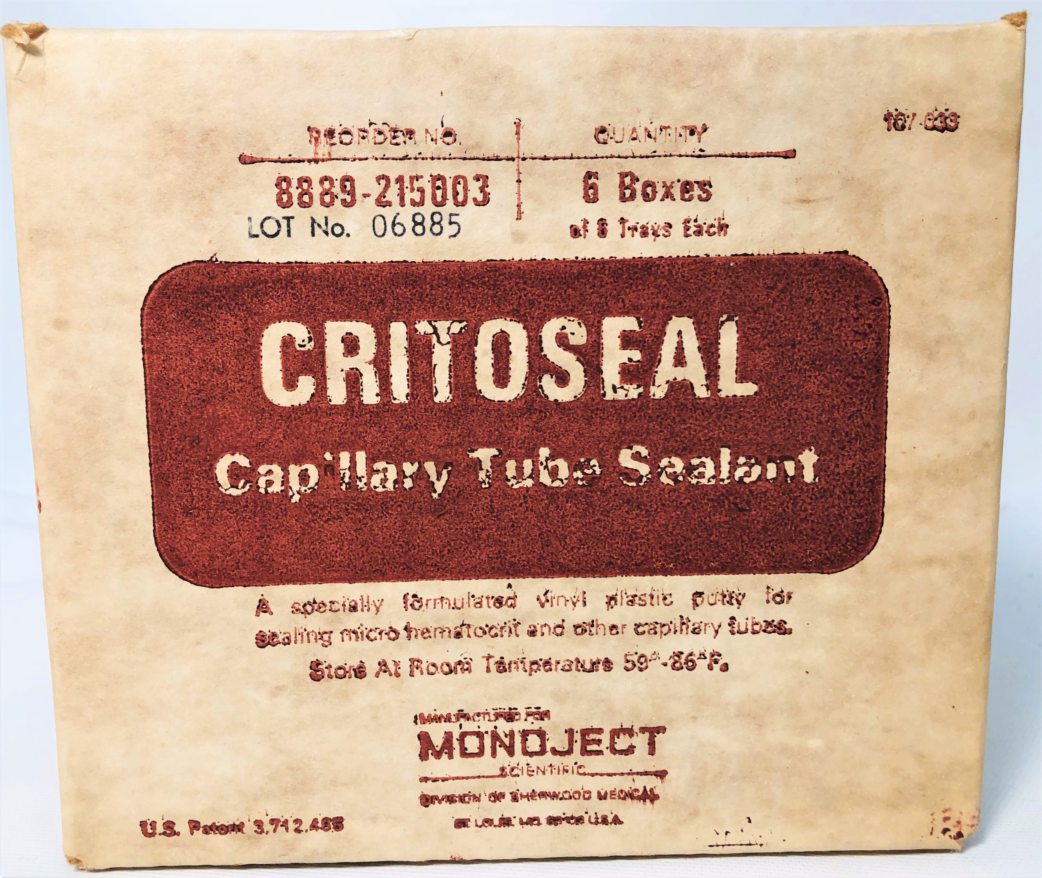 New Sold Leica Critoseal Capillary Tube Sealant (Pack of 6 Trays) at