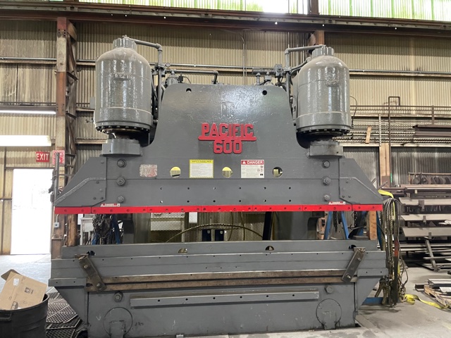 Used 600 Ton Pacific 600-10 Hydraulic Press Brake