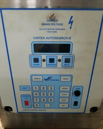 Used Cintex Autosearch II Metal Detector, MIH 26" X 7" SS