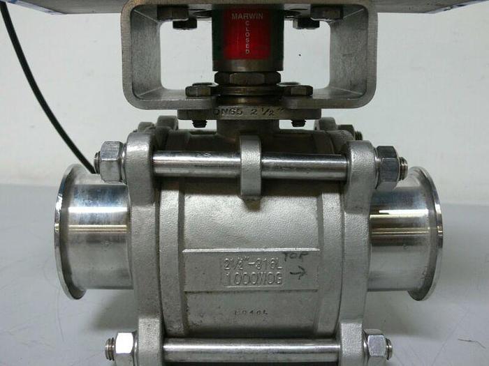 Used Marwin Valve UT-3.5SR-05 Pneumatic Actuator, 2.5" Valve